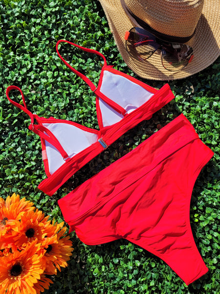 SENORITA - Bikini Top in Red