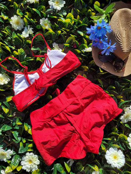 HAVANA - Bikini Top in Red